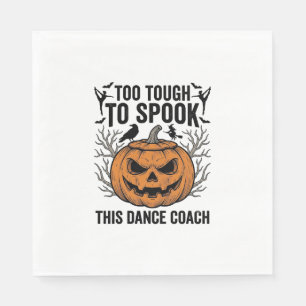 Serviette En Papier Chemise de gravure de citrouille Halloween de prof