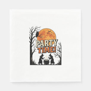 Serviette En Papier Chemise de sorcière de chaudron de fête d'Hallowee