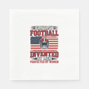 Serviette En Papier Chemise de sport vintage femmes de football fantas