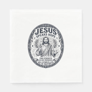 Serviette En Papier Chemise d'inclusion de la communauté sourde Jésus