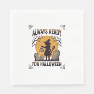 Serviette En Papier Chemise Halloween Vintage pour les fans de la sais