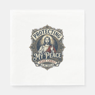 Serviette En Papier Chemise Jésus Respect de soi Limites Foi