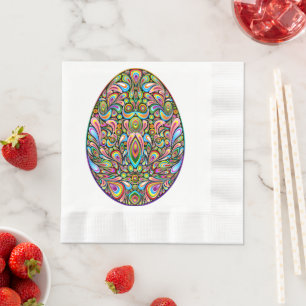 Serviette En Papier Chemise T-shirt bio pour enfants motif œuf de Pâqu