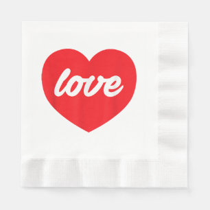 Serviette En Papier Chemise Valentines - Vallentines T-shirt Cadeaux H