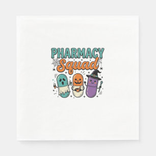 Serviette En Papier Chemise vectorielle vintage de la brigade de pharm