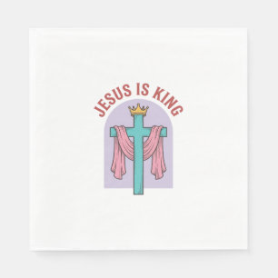 Serviette En Papier Chemise vintage chrétienne Croix couronne Jésus es