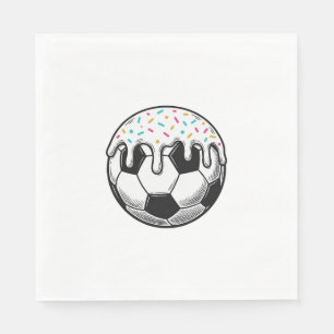 Serviette En Papier Chemise Vintage Dripping Icing Ballon de Football