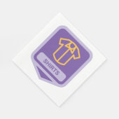 Serviette En Papier Chemises Papier Icône Naples (Coin)
