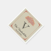 Serviette En Papier Chêne d'automne Mariage Napkin (Coin)