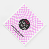 Serviette En Papier Chèque de marque professionnelle moderne personnal (Coin)