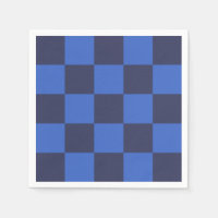 Chèques-chèques modernes géométriques en bleu fonc