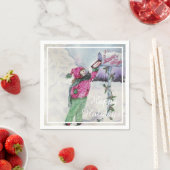 Serviette En Papier Cher Noël Père Noël (En situation)