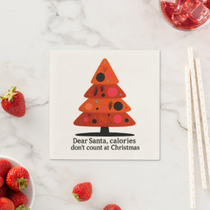 Serviette En Papier 🎄 Cher Père Noël… Marché ! 🍪✨