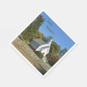 Serviette En Papier Chercher l'église du pays de la sagesse (Coin)