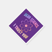 Serviette En Papier Chère science, je vous fais confiance - Science am (Coin)