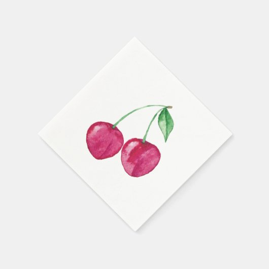 Serviette En Papier Cherry (Coin)