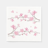 Serviette En Papier Cherry Blossom - Arrière - plan transparent (Devant)