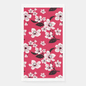 SERVIETTE EN PAPIER CHERRY BLOSSOM - SAKURA (ROUGE) (Devant)