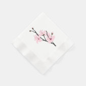 Serviette En Papier cherry flowers (Coin)