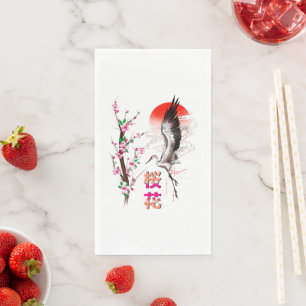 Serviette En Papier Cherry Japan Pastel Sakura