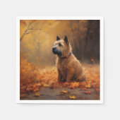 Serviette En Papier Chesapeake Bay Terrier en congé d'automne (Devant)