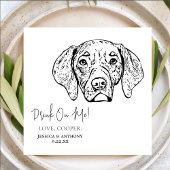 Serviette En Papier Chesapeake Chien Personnalisé Chien Mariage Napkin