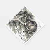 Serviette En Papier Cheshire Chat Alice Wonderland Classic (Coin)