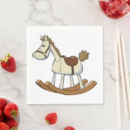 Serviette En Papier Cheval (En situation)