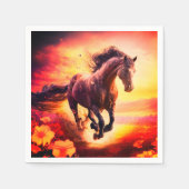 Serviette En Papier Cheval Ai (Devant)