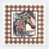 Serviette En Papier Cheval de campagne (Devant)