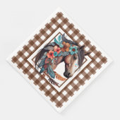 Serviette En Papier Cheval de campagne (Coin)