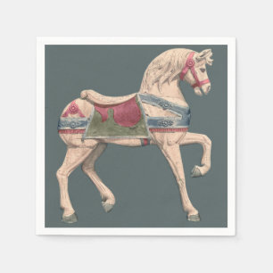 Serviette En Papier Cheval de carrousel par Henry Murphy