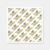 Serviette En Papier Cheval de course (Devant)