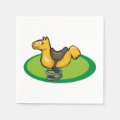 Serviette En Papier Cheval de l'aire de jeu (Devant)