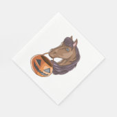Serviette En Papier Cheval d'Halloween (Coin)
