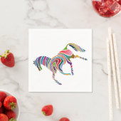 Serviette En Papier Cheval d'Imaginaire (En situation)