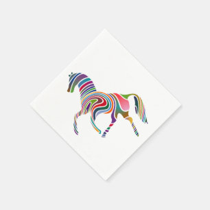 Serviette En Papier Cheval d'Imaginaire