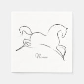 Serviette En Papier Cheval sauvage Thunder_Cove (Devant)