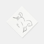 Serviette En Papier Cheval sauvage Thunder_Cove (Coin)