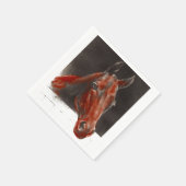 Serviette En Papier cheval sympathique (Coin)