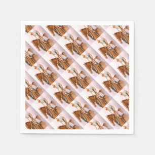Serviette En Papier ChevalCourse et Jockey