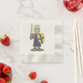 Serviette En Papier Chevalier médiéval mignon (En situation)