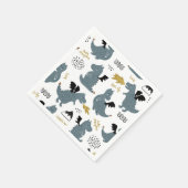 Serviette En Papier Chevaliers et Dragons | Fête d'anniversaire de Fai (Coin)