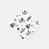 Serviette En Papier Chevaliers et Dragons | Fête d'anniversaire de Fai (Coin)