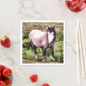 SERVIETTE EN PAPIER CHEVAUX (En situation)
