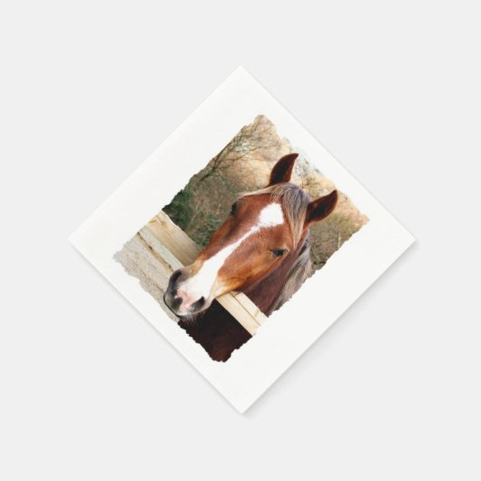 SERVIETTE EN PAPIER CHEVAUX (Coin)