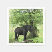 SERVIETTE EN PAPIER CHEVAUX (Devant)