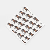 Serviette En Papier Chevaux Cowboy Du Sud-Ouest (Coin)