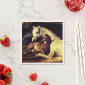 Serviette En Papier Chevaux d'atterrisseur (En situation)