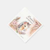 Serviette En Papier Chevaux poney thème fête d'anniversaire vaisselle (Coin)